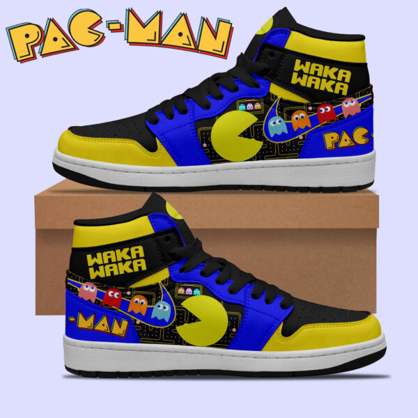 Tubopro Pac-Man AJ1 High Sneakers Shoes For Men And Women