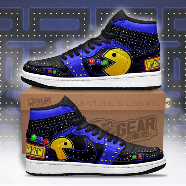 Tubopro Pacman Gameboy AJ1 High Sneakers Shoes For Men And Women