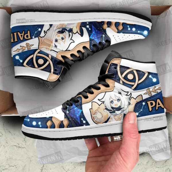 Tubopro Paimon Genshin Impact AJ1 High Sneakers Shoes For Men And Women