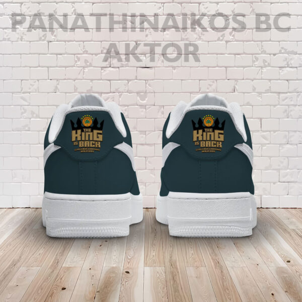 Tubopro Panathinaikos B.C. Air Low-Top Sneakers Shoes For Men And Women - Image 3