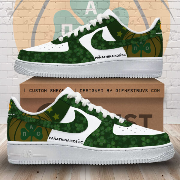 Tubopro Panathinaikos B.C. Air Low-Top Sneakers Shoes For Men And Women