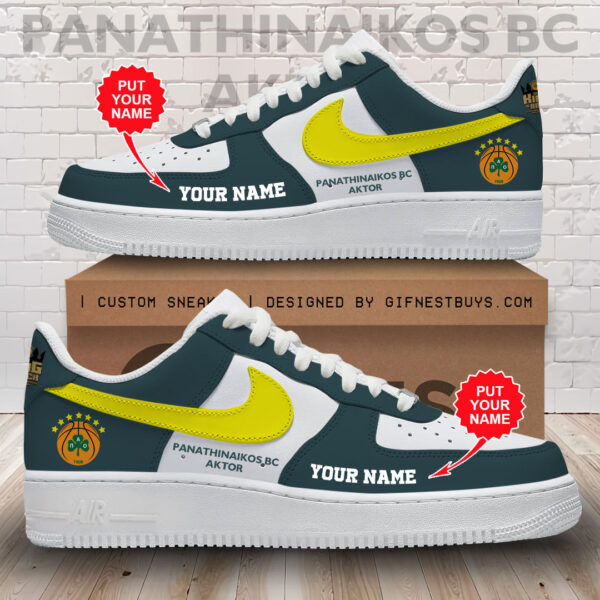 Tubopro Panathinaikos BC Air Low-Top Sneakers Shoes For Men And Women