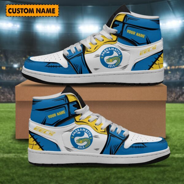 Tubopro Parramatta Eels AJ1 High Sneakers Shoes For Men And Women