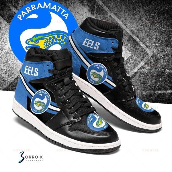 Tubopro Parramatta Eels NRL AJ1 High Sneakers Shoes For Men And Women