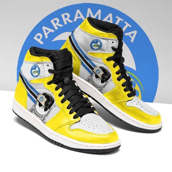 Tubopro Parramatta Eels NRL AJ1 High Sneakers Shoes For Men And Women