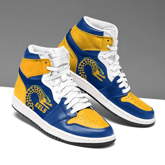 Tubopro Parramatta Eels NRL AJ1 High Sneakers Shoes For Men And Women