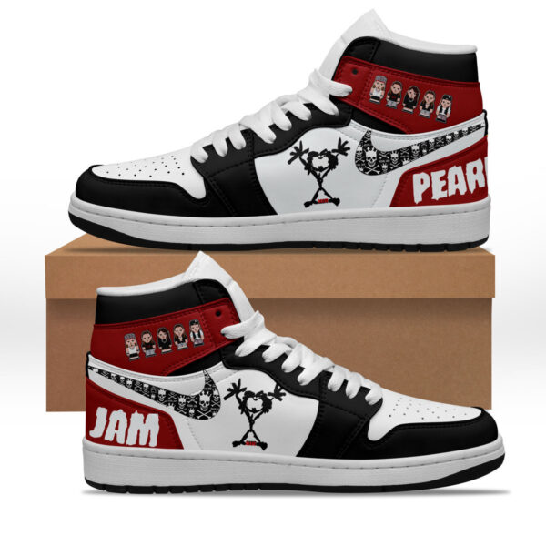 Tubopro Pearl Jam AJ1 High Sneakers Shoes For Men And Women - Image 2