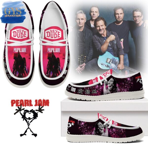 Tubopro Pearl Jam Personalized Hey Dude Shoes For Men And Women