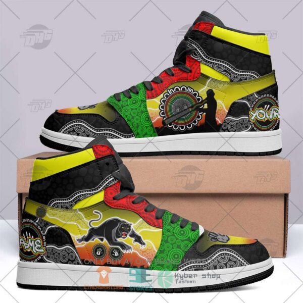Tubopro Penrith Panthers NRL AJ1 High Sneakers Shoes For Men And Women