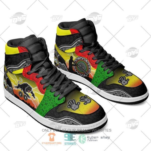 Tubopro Penrith Panthers NRL AJ1 High Sneakers Shoes For Men And Women - Image 2
