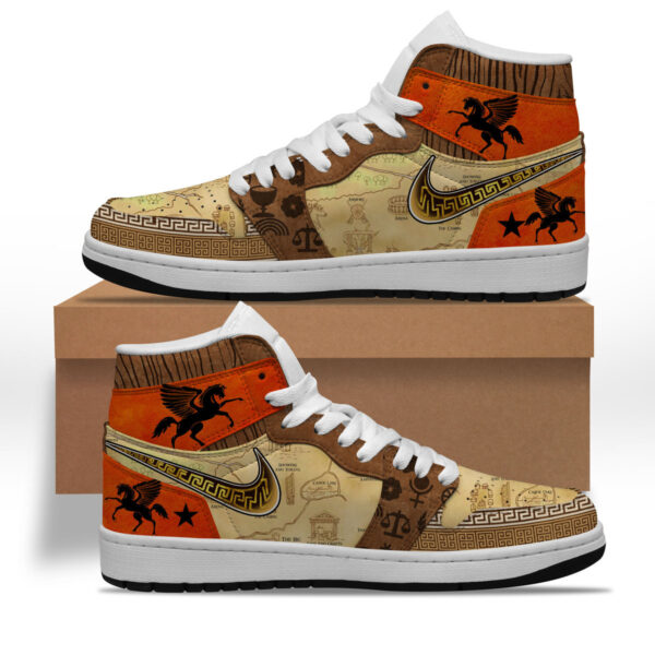 Tubopro Percy Jackson AJ1 High Sneakers Shoes For Men And Women - Image 3