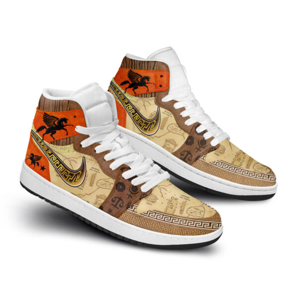 Tubopro Percy Jackson AJ1 High Sneakers Shoes For Men And Women - Image 2