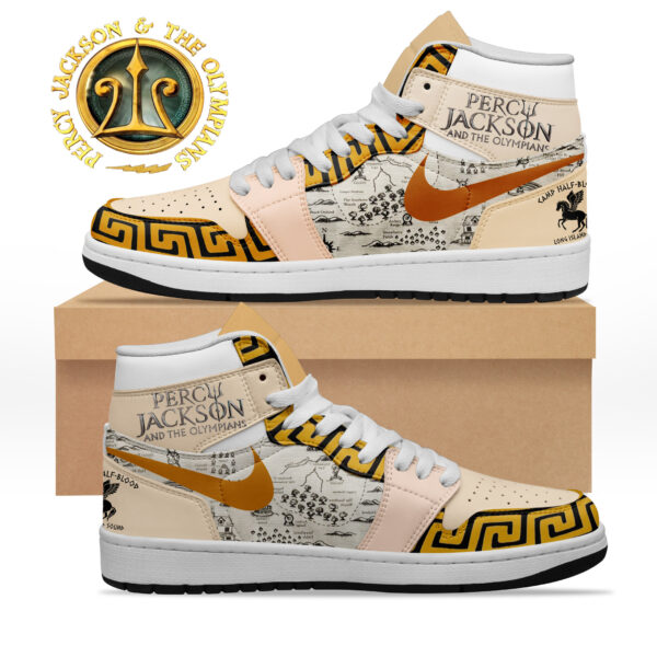 Tubopro Percy Jackson and the Olympians AJ1 High Sneakers Shoes For Men And Women