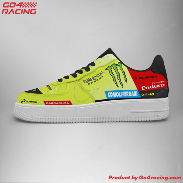 Tubopro Pertamina Enduro VR46 Air Low-Top Sneakers Shoes For Men And Women - Image 2