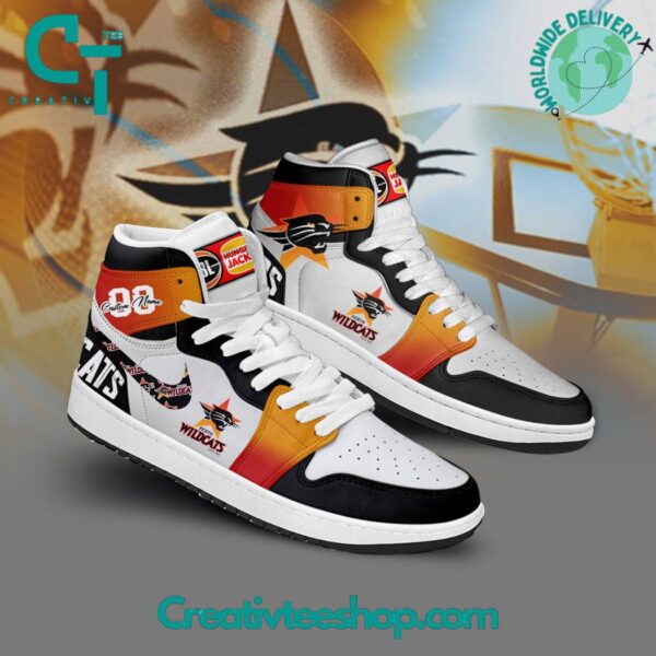Tubopro Perth Wildcats AJ1 High Sneakers Shoes For Men And Women - Image 2