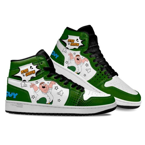 Tubopro Peter Griffin AJ1 High Sneakers Shoes For Men And Women - Image 2