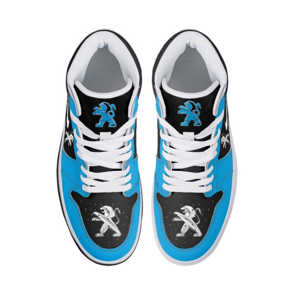 Tubopro Peugeot AJ1 High Sneakers Shoes For Men And Women - Image 3