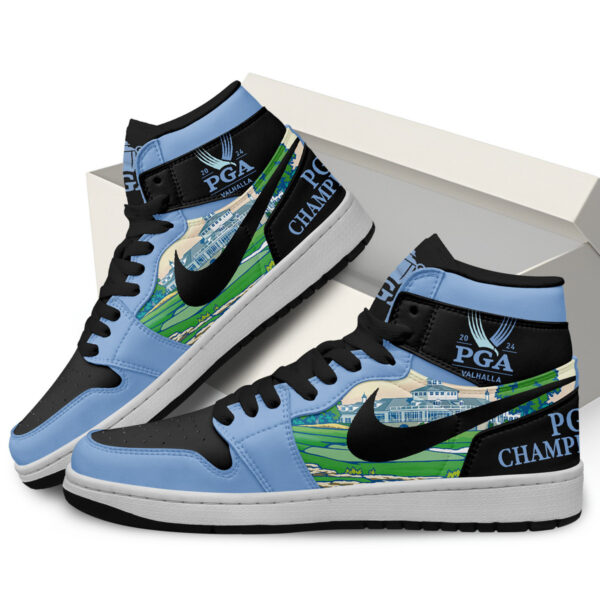 Tubopro PGA Championship AJ1 High Sneakers Shoes For Men And Women - Image 3