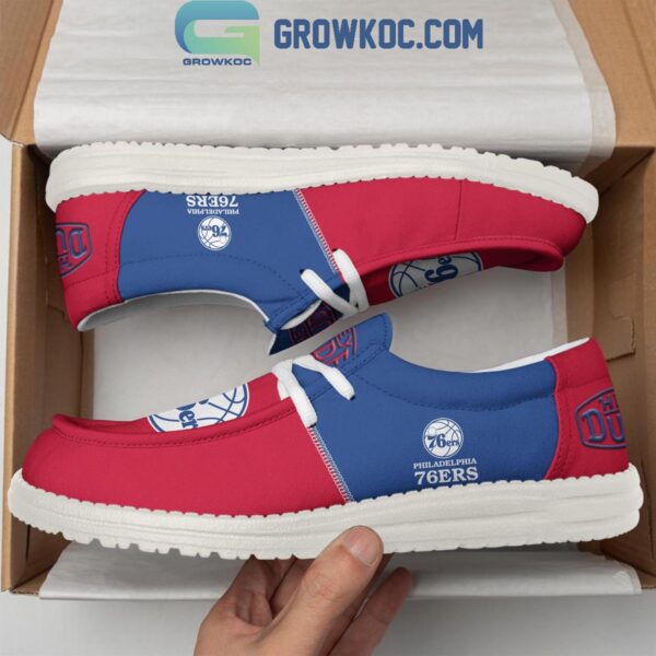 Tubopro Philadelphia 76ers Personalized Hey Dude Shoes For Men And Women - Image 3