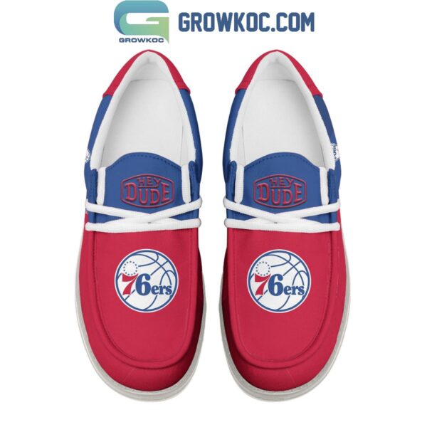 Tubopro Philadelphia 76ers Personalized Hey Dude Shoes For Men And Women - Image 5