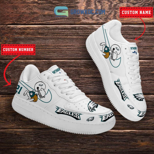 Tubopro Philadelphia Eagles Air Low-Top Sneakers Shoes For Men And Women - Image 3