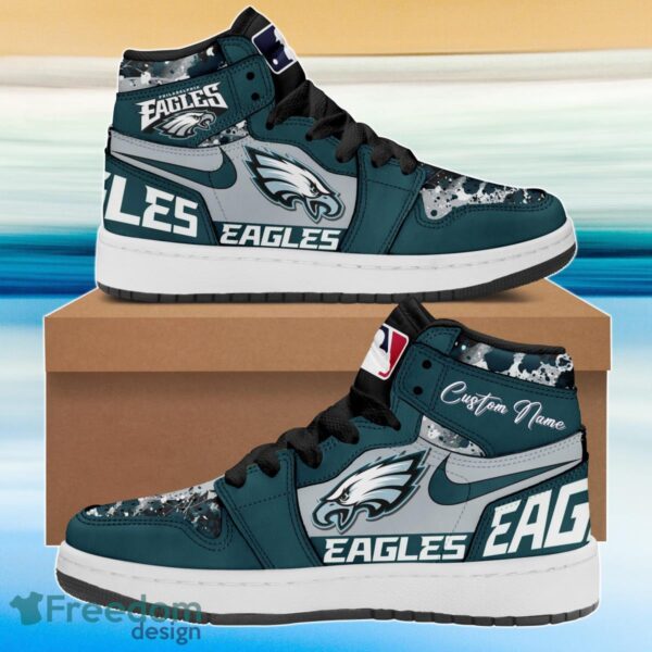 Tubopro Philadelphia Eagles AJ1 High Sneakers Shoes For Men And Women