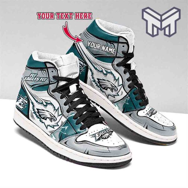 Tubopro Philadelphia Eagles AJ1 High Sneakers Shoes For Men And Women
