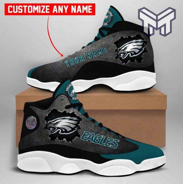 Tubopro Philadelphia Eagles AJ13 Sneakers Shoes For Men And Women