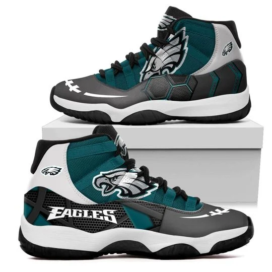 Tubopro Philadelphia Eagles AJ13 Sneakers Shoes For Men And Women