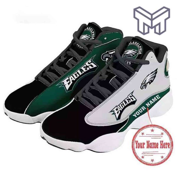 Tubopro Philadelphia Eagles AJ13 Sneakers Shoes For Men And Women