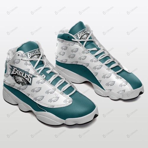 Tubopro Philadelphia Eagles AJ13 Sneakers Shoes For Men And Women