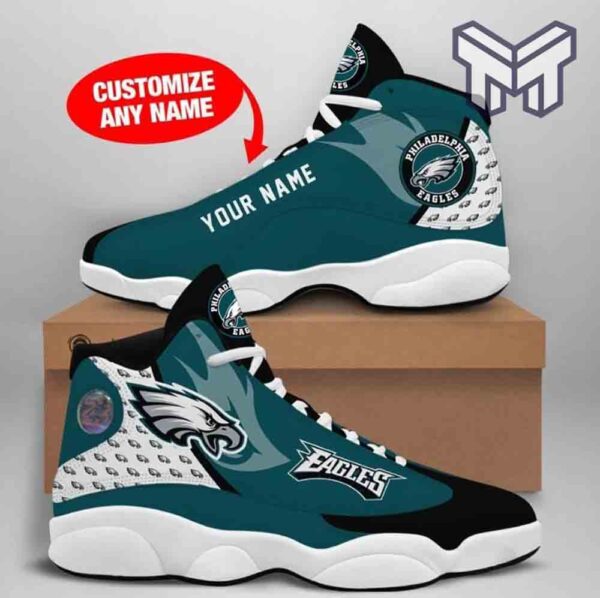 Tubopro Philadelphia Eagles AJ13 Sneakers Shoes For Men And Women
