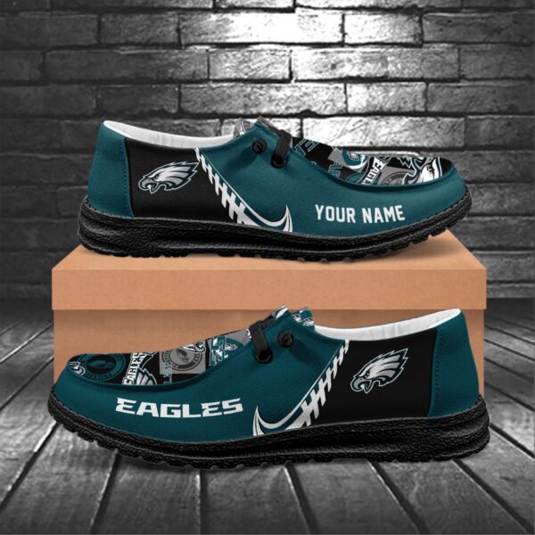 Tubopro Philadelphia Eagles Hey Dude Shoes For Men And Women - Image 6