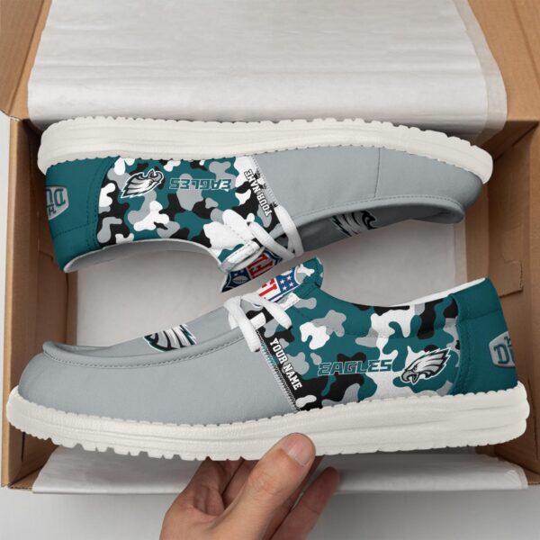 Tubopro Philadelphia Eagles Hey Dude Shoes For Men And Women - Image 3