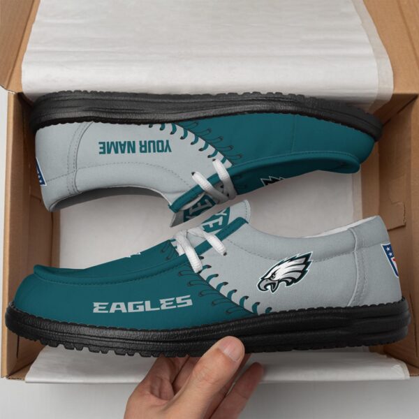 Tubopro Philadelphia Eagles Hey Dude Shoes For Men And Women - Image 4