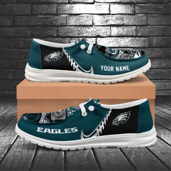 Tubopro Philadelphia Eagles Hey Dude Shoes For Men And Women - Image 5