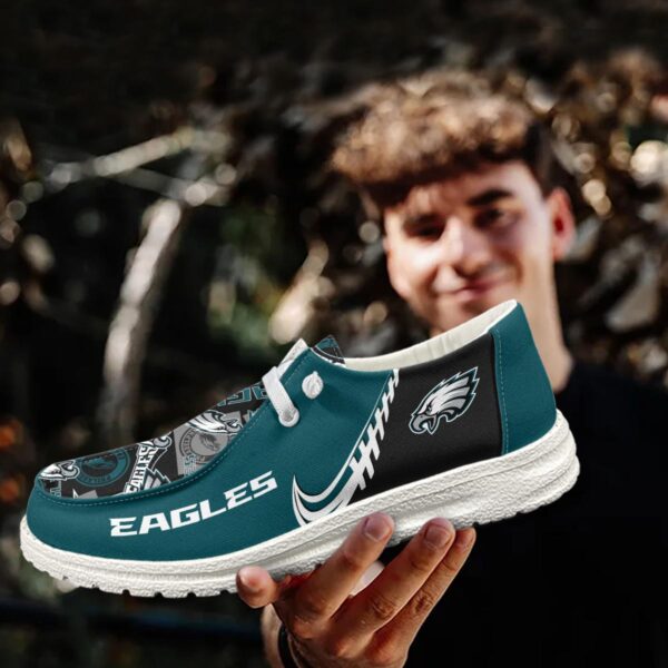 Tubopro Philadelphia Eagles Hey Dude Shoes For Men And Women - Image 3