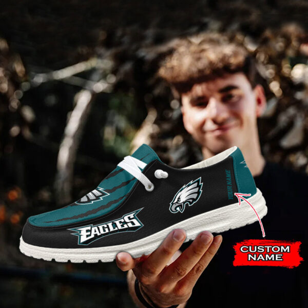 Tubopro Philadelphia Eagles Hey Dude Shoes For Men And Women - Image 4