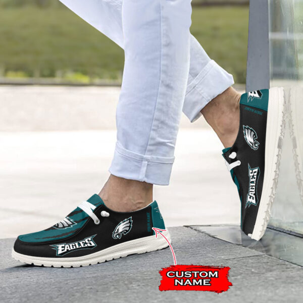 Tubopro Philadelphia Eagles Hey Dude Shoes For Men And Women - Image 5