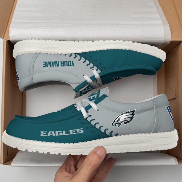 Tubopro Philadelphia Eagles Hey Dude Shoes For Men And Women - Image 3