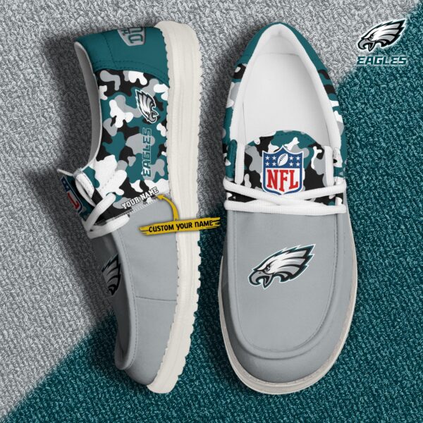 Tubopro Philadelphia Eagles Hey Dude Shoes For Men And Women - Image 2