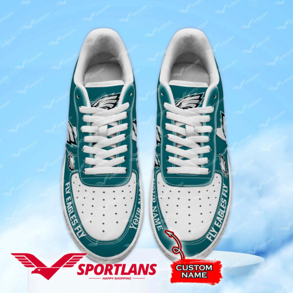 Tubopro Philadelphia Eagles NFL Air Low-Top Sneakers Shoes For Men And Women - Image 2