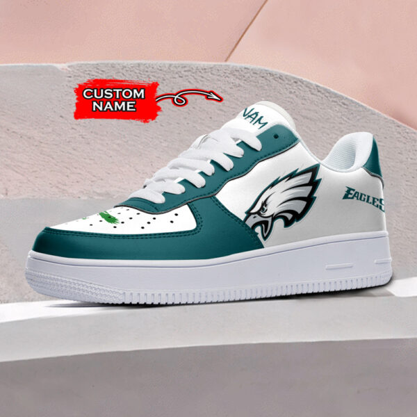 Tubopro Philadelphia Eagles NFL Air Low-Top Sneakers Shoes For Men And Women - Image 2