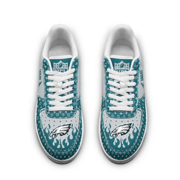 Tubopro Philadelphia Eagles NFL Air Low-Top Sneakers Shoes For Men And Women - Image 2