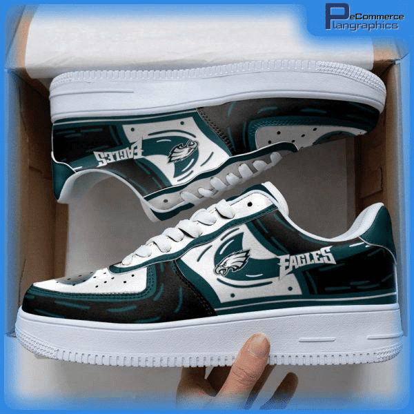 Tubopro Philadelphia Eagles NFL Air Low-Top Sneakers Shoes For Men And Women
