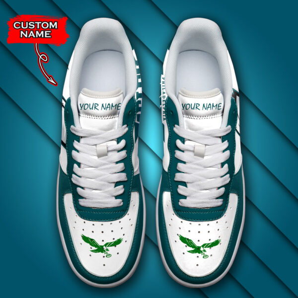 Tubopro Philadelphia Eagles NFL Air Low-Top Sneakers Shoes For Men And Women - Image 4