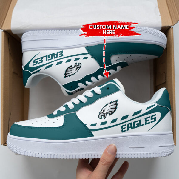 Tubopro Philadelphia Eagles NFL Air Low-Top Sneakers Shoes For Men And Women