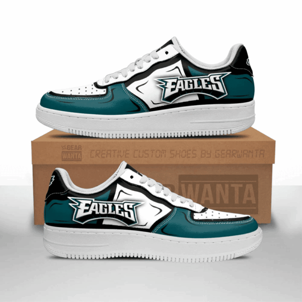 Tubopro Philadelphia Eagles NFL Air Low-Top Sneakers Shoes For Men And Women