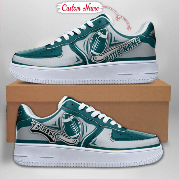 Tubopro Philadelphia Eagles NFL Air Low-Top Sneakers Shoes For Men And Women - Image 2