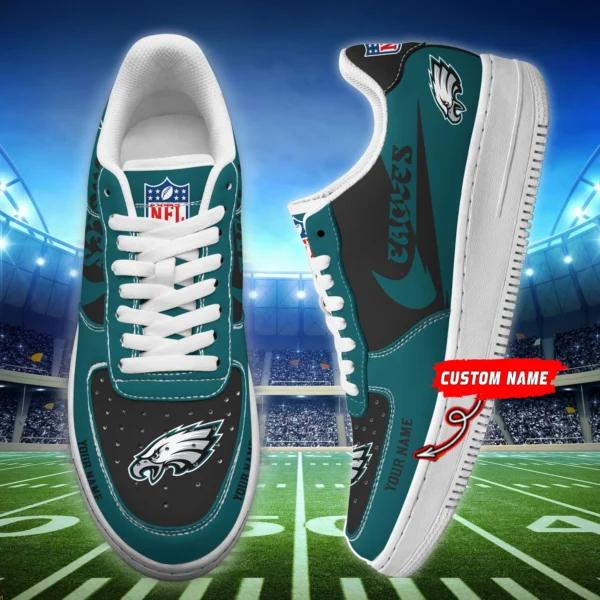 Tubopro Philadelphia Eagles NFL Air Low-Top Sneakers Shoes For Men And Women